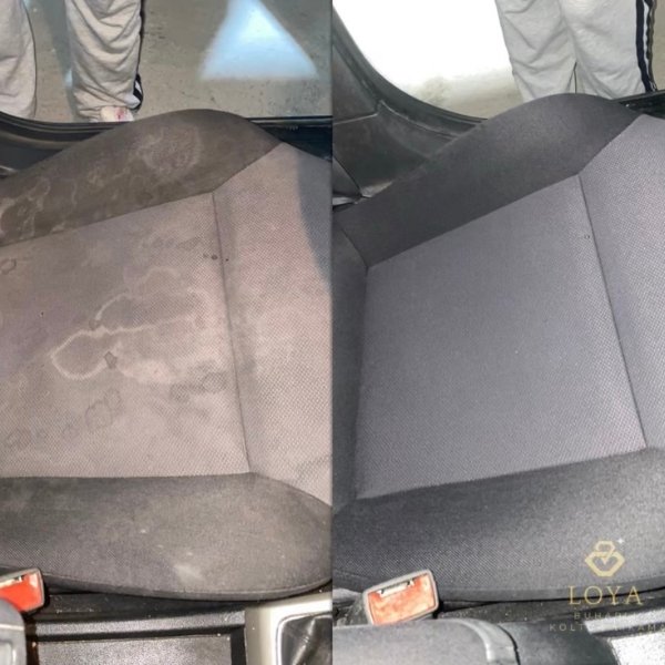 araba koltuğu temizlik çalışması
