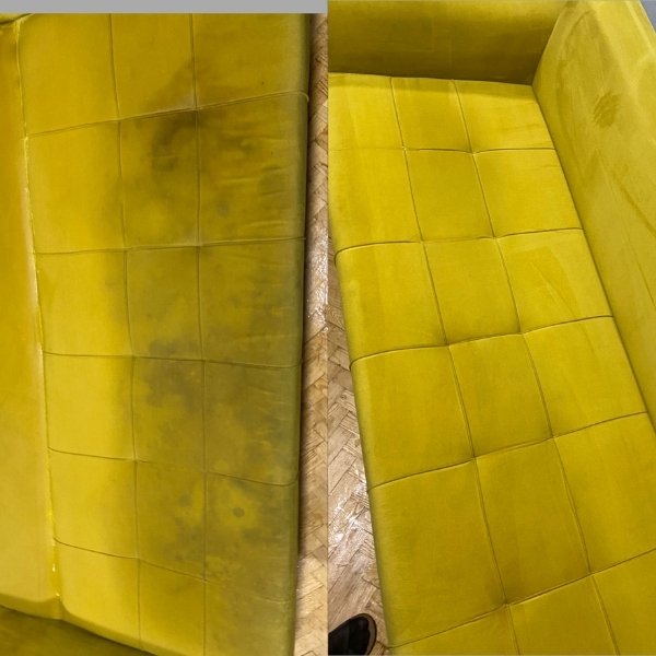 kanepe temizliği çalışması